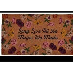 Taylor Swift LONG LIVE ALL THE MAGIC WE MADE Acoustic Piano Door Mat IN HAND